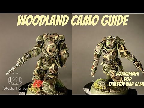 DIY Woodland Camo Painting Guide for Warhammer Minis