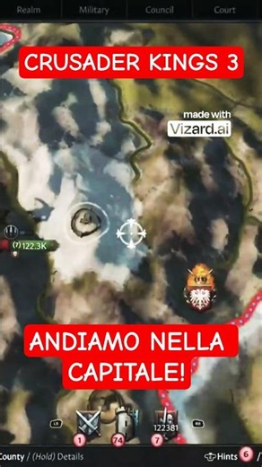 ANDIAMO NELLA CAPITALE! | CRUSADER KINGS 3 #shorts