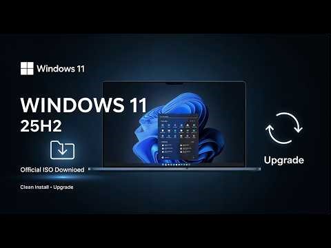 Download Windows 11 25H2 ISO Officially 🔥 Clean Install or Upgrade the Right Way