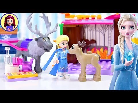 Baby Reindeer! 😍 Building Lego Frozen 2 Elsa's Wagon Adventure