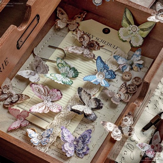 6 Types | Cutting Words Butterfly Sticker Pack | Monarch Sticker, Tumbler Decal, Custom Stickers, Bullet Journal, Gold Stickers | KS-SA-4409 - Etsy