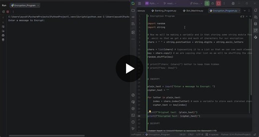 Building a Text Encryption Program with Python | Ayush Ojha posted on the topic | LinkedIn