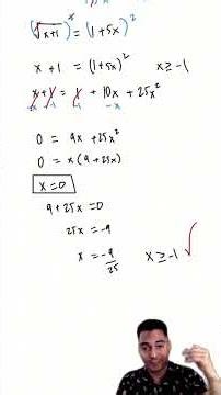 Radical Equations and Extraneous Solutions in Algebra EXPLAINED #math #algebra