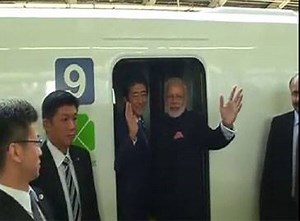 745K views · 576 shares | PM Narendra Modi, Shinzo Abe ride on Japan's famed Shinkansen bullet train | The Times of India | Facebook