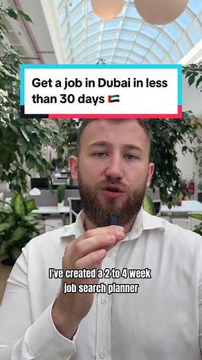 Get a Job in Dubai in Less Than 30 Days: Ultimate Job Search Planner