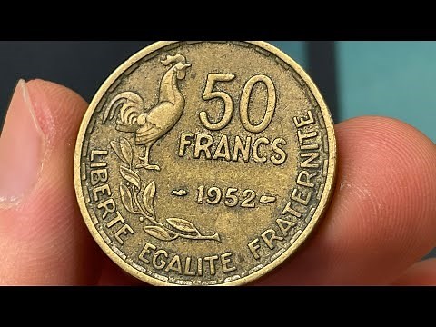 1952 France 50 Francs Coin • Values, Information, Mintage, History, and More