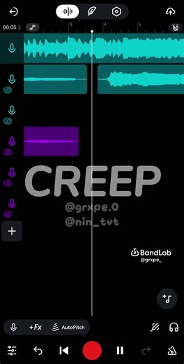 Creep Duet || Creep - Radiohead || Collab w/ @NIN || Cover by grxpe NIN || #duet #cover #singing #fyp #bandlab