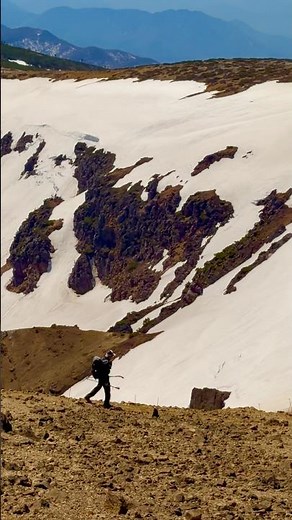 蔵王の御釜 熊野岳 馬の背 日本百名山 登山 蔵王連峰 蔵王国定公園 2026.04.26撮影