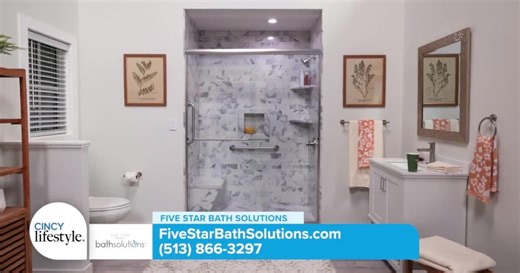 Five Star Bath Solutions of Cincinnati: Custom showers built to last