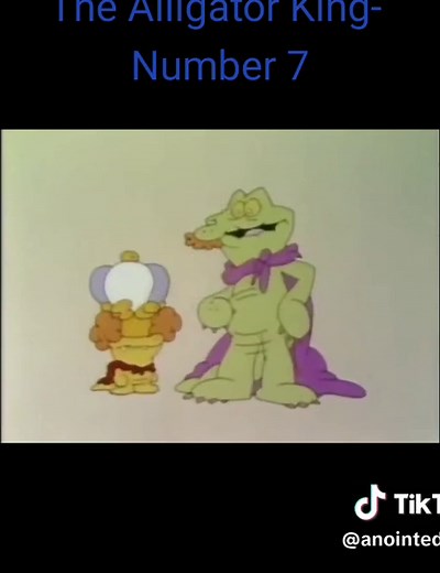 The Alligator king, Number 7. #sesamestreet #alligatorking
