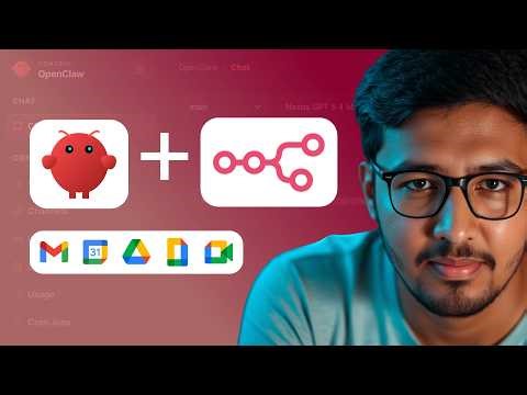 Simplest OpenClaw Setup + Connect Any Tool Using MCP Servers (n8n + mcporter)