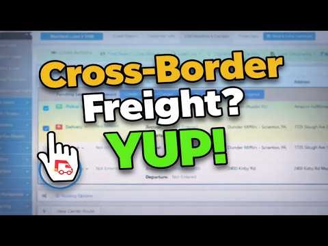 Cross-Border Freight? Yes We Do! Let's Move It!