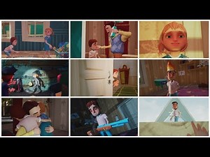 Hello Neighbor: Hide and Seek | All Cutscenes (Full Game Movie)