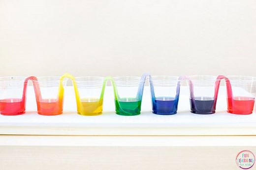 5.7M views · 9.3K reactions | Kids absolutely love this walking water experiment! https://funlearningforkids.com/rainbow-walking-water-science-experiment-kids/ | Fun Learning Activities for Kids | Facebook
