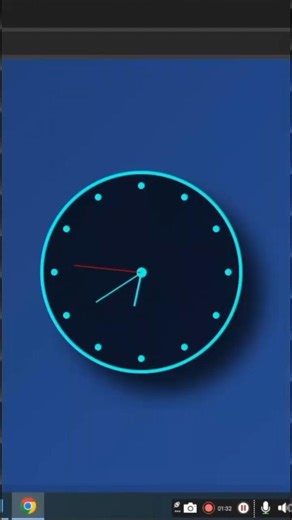 😱Amazing Clock | HTML, CSS | By Hotak Script #clock #css #html #coding