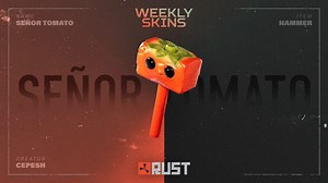 The weekly community skins are now available on the Steam Item Store! 🍅🔨💀 View the full collection here: https://store.steampowered.com/itemstore/252490/ | Play Rust