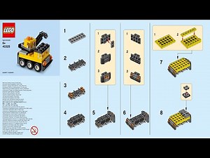 LEGO instructions - Monthly Mini Model Build - 40325 - Crane (05-2019)