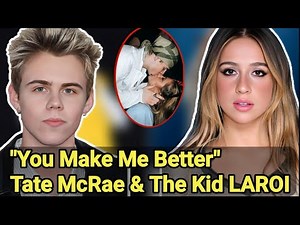 Relationship Confirmed On Instagram Official With A Kiss | Tate McRae | The Kid LAROI