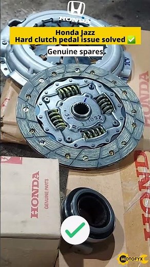 Honda Jazz hard clutch pedal problem solved |Genuine spares | Transmission repair| #motofyx #shorts