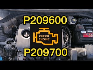P209600, P209700 error code Oxygen sensor Upstream Downstream Elantra Hyundai Model