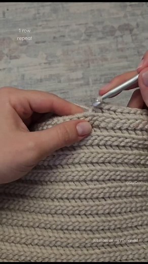 GuTCrafts on Instagram: "BLO Slip Stitch 1 Row Repeat Crochet Pattern | Crochet Stitches"