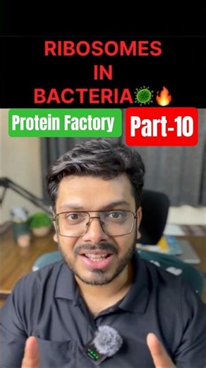 Bacterial Ribosomes Explained in 60 Seconds 🔥 #biophylum #neetbiology