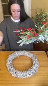 220K views · 5.9K reactions | Here’s a really SIMPLE TWIG WREATH tutorial using 4 floral bushes and a bow!! #diy #onawhimm #giftsforfriends #giftsforthehome #simplediy | On A Whimm Wreaths and Decor by Dona | Facebook