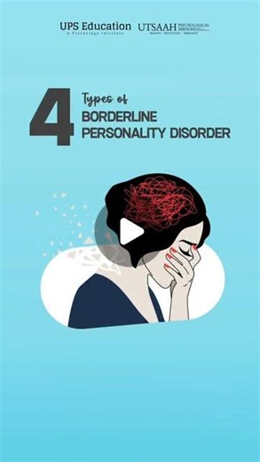 UPS Education | Psychology | Let’s learn the 4 types of Borderline Personality Disorder (BPD) and how each shows different emotional patterns. Save this revision post... | Instagram | UPS Education
