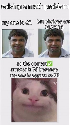 MATH Problem Meme Frenzy!#shorts