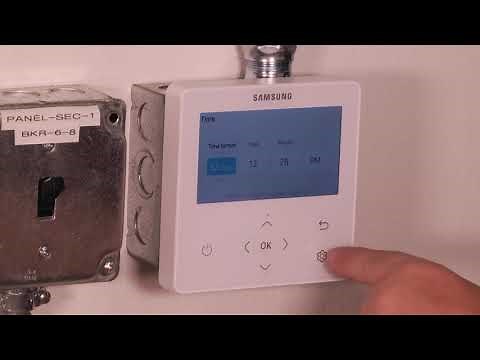 Installation and setup of the advanced wired controller