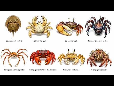 Todos os Tipos de Caranguejos Explicados em 8 Minutos