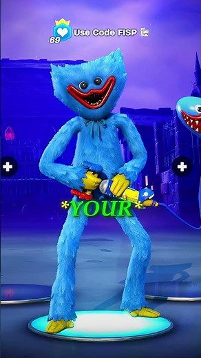 Huggy Wuggy Skins and Emote in Fortnite 😍