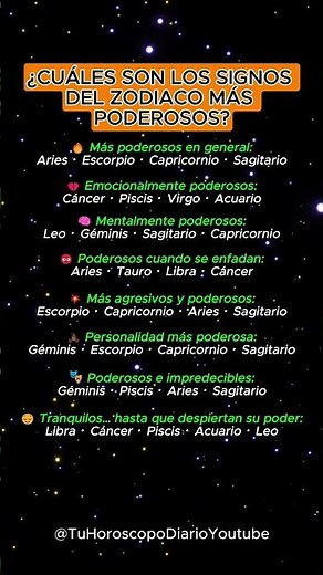 Los Signos Más Poderosos Del Zodiaco!⚡#zodiaco #horoscopo #mensaje #signoszodiacales