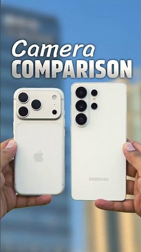 iPhone 17 Pro vs Samsung Galaxy S26 Ultra Camera Comparison! #shorts #samsung #apple