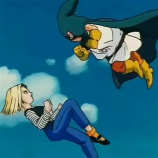 ANDROID 18 luta contra o GOTEN e TRUNKS disfarçados e ela nem percebe #dragonball #anime #edit