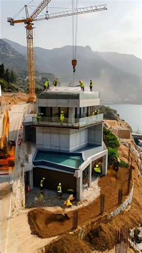 Before vs After🔥Luxury estate #LuxuryMansion #CliffsideLiving #DreamEstate #shorts