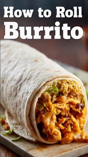 Burrito rolling tutorial! #cooking #mealprep #weightloss #food #fitness