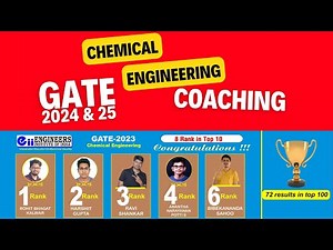 Best GATE Coaching Chemical Engineering-CH in India