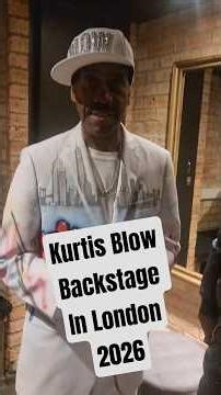 Kurtis Blow Backstage At Jazz Cafe London UK 2026