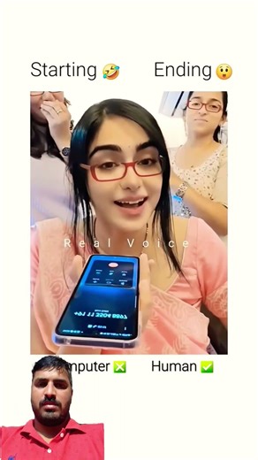 Computer Vs Human Voice😱 #shorts #ai #computer