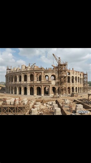 Rise of the Roman Colosseum construction timelapse!