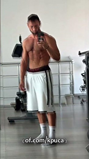 Super fur. Alpha muscles show-off. Stud! masculine