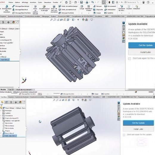 comment créer des pièces mécaniques SOLIDWORK 2024🤷🤷