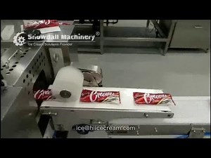 stick ice cream packaging machine popsicle flow packing machine ice lolly wrapping equipment