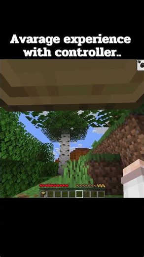 Avarage experience with Controller #minecraft