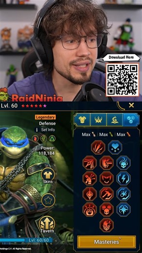 New Best Builds for TMNT Meta Breaking Download Raid to Get 6 Free Heroes NOW! ➤ https://t2m.io/RaidNinja_url Build your TEAM with these FREE Champs: 🔥Tholin Foulbeard: Free 🔥Razelvarg - Promo Code: GOFAST 🔥Ezio Auditore: 7-days Log-in 🔥Mordecai (lv.10), Rector Drath (Lv.20), Uugo (Lv.30) PS: This is the BEST STARTER PACK in the WORLD! Be sure to spread it for others to take advantage too. All the Legendary Champions and the Promo Codes are available ONLY after Downloading with my Link or QR