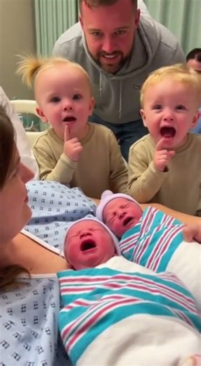 Shhh… Shhh Baby! 🤫 Toddlers Try to Quiet Newborns – Then PANIC & Run to Dad! 😂💨