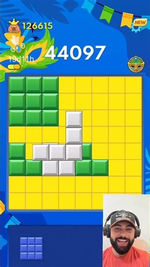 New Block Blast themed event in the colors of Brazil #blockblast