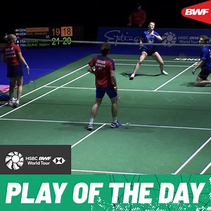 733K views · 3.1K reactions | PLAY OF THE DAY |  Christiansen/Boje produce a fantastic rally as Gicquel/Delrue  scramble to keep the rally alive  #HSBCbadminton #BWFWorldTour #SwissOpen2021 | BWF — Badminton World Federation | Facebook