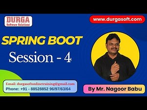 SPRING BOOT tutorials || Session - 4 || by Mr. Nagoor Babu On 14-06-2024 @10AM IST